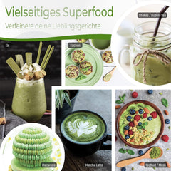 Ceai Uniqo Matcha pudrÄ 200 g Ăźn ambalaj ecologic reĂźncÄrcabil