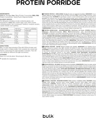 Gruau protéiné complet, en vrac, flocons d'avoine riches en protéines, lactosérum, riche en fibres, bouillie protéinée, sans saveur, 1 kg