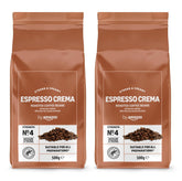 par Amazon Espresso Crema Röstkaffee Ganze Bohnen, 1 kg (2 paquets de 500 g), Rainforest Alliance-Zertifizierung