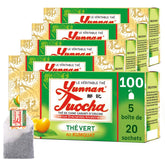 Yunnan Tuocha Zouji - Thé vert bio au kumquat - Vitamine C - 100 sachets de thé - 200 g - Qualité Yunnan garantie