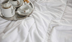 COLAS NORMAND - Plapumă împotriva acarienilor și bacteriilor - Temperată - 280 X 240 Cm - Efect de lungă durată - Igienă perfectă - Microfibre - Moale și confortabile - Lavabilă Plapumi si pilote Naty Shop