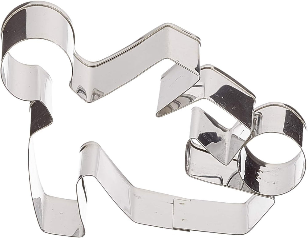 Boîte à biscuits en forme de joueur de football, env. 9 cm, argent