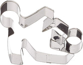 Boîte à biscuits en forme de joueur de football, env. 9 cm, argent