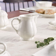Cană de lapte Villeroy & Boch Manoir, 250 ml, înălțime: 9,1 cm, porțelan premium, alb