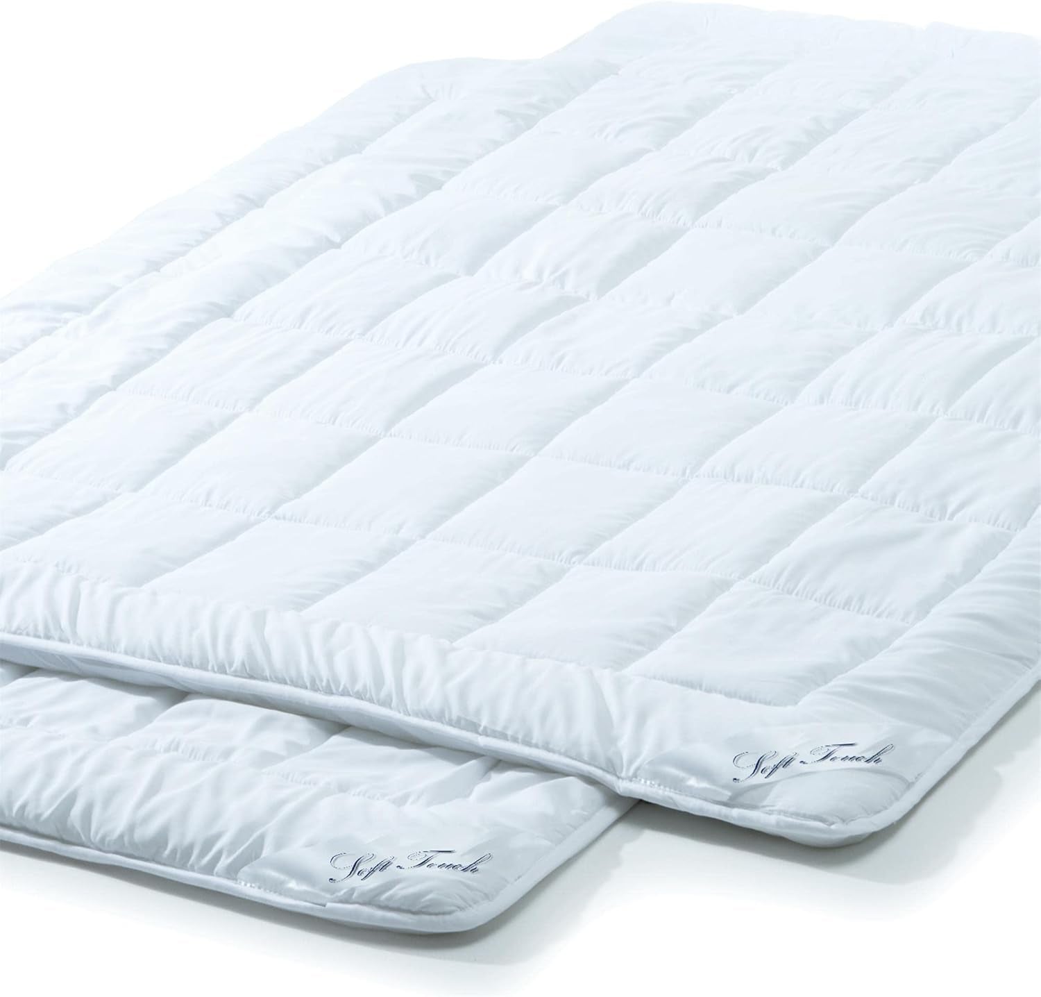 Aqua-Textil Soft Touch Set pentru copii Plapumă 100 X 135 Cm 250G și 350G cu pernă 40 X 60 Cm 150G Plapumă 4 anotimpuri Reglare climatică Oeko-Tex Plapumi si pilote Naty Shop 2X 135X200 Cm vară