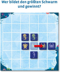 KOSMOS 691554 Aqualin - Swarm Tactics for Two, jeu à deux joueurs, jeu de société pour exactement 2 joueurs à partir de 10 ans, jeu de stratégie