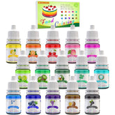 Set 15 coloranti alimentari lichizi, 6 ml fiecare culoare Naty Shop