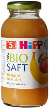 Hipp Banane-pomme Bio, lot de 6 (6 X 200 ml) Mère et Enfant Naty Shop 6 x 200 ml Banane et pomme