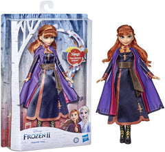 Disney La Reine des Neiges 2 Poupée chantante Anna La Reine des Neiges en robe violette, jouet pour 3 ans et plus 57237830 Multicolore