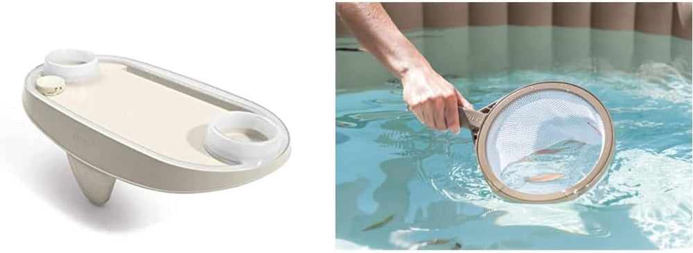 28520 Suport pentru obiecte pentru spa cu lumină și 28004 Set de curățare PureSPA