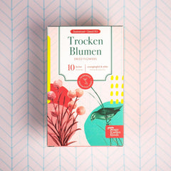 Fleurs séchées - 10 variétés de fleurs pollinisées gratuitement - éternelles et belles - Ensemble de graines pour débutants, comme petit cadeau ou pour un usage personnel