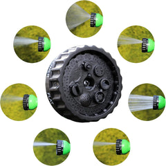 BGS bricolage 70903 | Tuyau d'eau | Textiles | Flexible | avec douche de jardin à 7 fonctions | 3-10 m