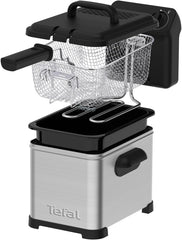 Tefal Family Pro Access 4.0L, 3000 Watt, semiprofesionala, cu ulei, rezervor de ulei detașabil, tehnologie cu zonă de răcire Electrocasnice Naty Shop Family Pro Access 4,0L