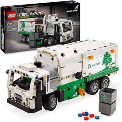 LEGO Technic Mack LR Electric Müllwagen, Müllauto-Modell für Recycling-Rollenspiele, Baubares LKW-Spielzeug für Kinder, Auto-Geschenk für Jungs und Mädchen ab 8 Jahren, die Fahrzeuge lieben 42167
