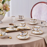 Café Karaca Bidter pour 6 personnes, multicolore