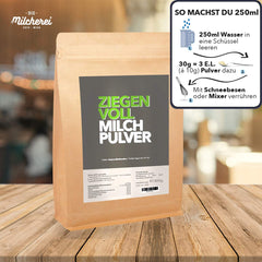 Milcherei Lait de Chèvre en Poudre - Sans Additifs Régionaux 800g