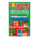 Calendrier de l'Avent au chocolat belge Tony's Chocolonely Fairtrade - 24 jours, 10 délicieuses variétés