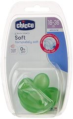 Chicco Sucette « Physio Soft », 12 mois+, Silicone, 1 pièce, couleurs assorties