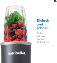 Nutribullet Original, mixeur électrique, mélangeur à smoothie, mixeur à smoothie, machine à smoothie, 600 W, simple et rapide dans l'application, compact, léger pour les repas, NB603DG Kitchen Naty Shop