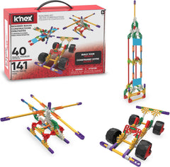 K'NEX 15210 Kit de construction pour accessoires avec 40 modèles, jeu de simulation pour jeunes et filles, ensemble de 141 pièces, jeu de construction pour enfants, jeu de construction à partir de 5 ans