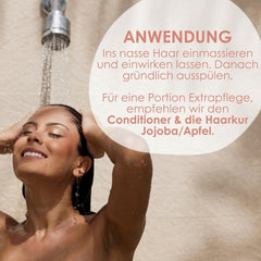 Jean & Len Care Shampoo Jojoba & Apple, hrănește părul lung și fragil, 300 ml Duș și baie Jean & Len