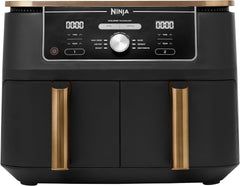 Ninja Foodi AF400EUCP MAX Dual Zone Air Fryer, 9.5L Airfryer, 2 compartimente, cu clește, acoperire neaderentă Electrocasnice Naty Shop Default Title