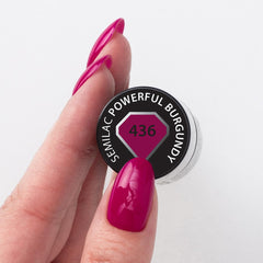 Vernis à Ongles UV Semilac Hybrid 436 Puissant Bordeaux 7 ml Collection Even Better Together