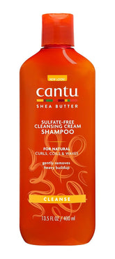 Cantu Cleansing Cream Shampoo – Shampooing Für Lockiges und Krauses Haar – Reichhaltige Formel Aus Shea Butter – Sanfte und Tiefenwirksame Reinigung Für Haar und Kopfhaut – Sulfatfrei – 400 ml douche et bain Cantu Default Title