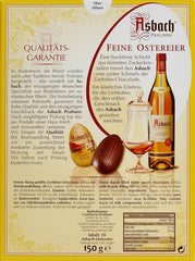 Asbach Oeufs en Chocolat avec Croûte 150g Paquet de 2 (2 x 150g)