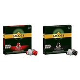 Capsules de café Lungo Classico, intensité 6 sur 12, 10 x 20 tasses & Capsules de café Espresso Ristretto, intensité 12 sur 12, 200 capsules compatibles Nespresso®*, 10 x 20 tasses