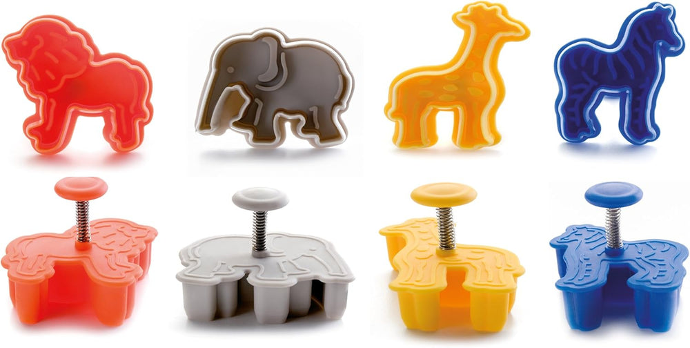 734700 Cisailles Safari avec éjecteur, 4 pcs