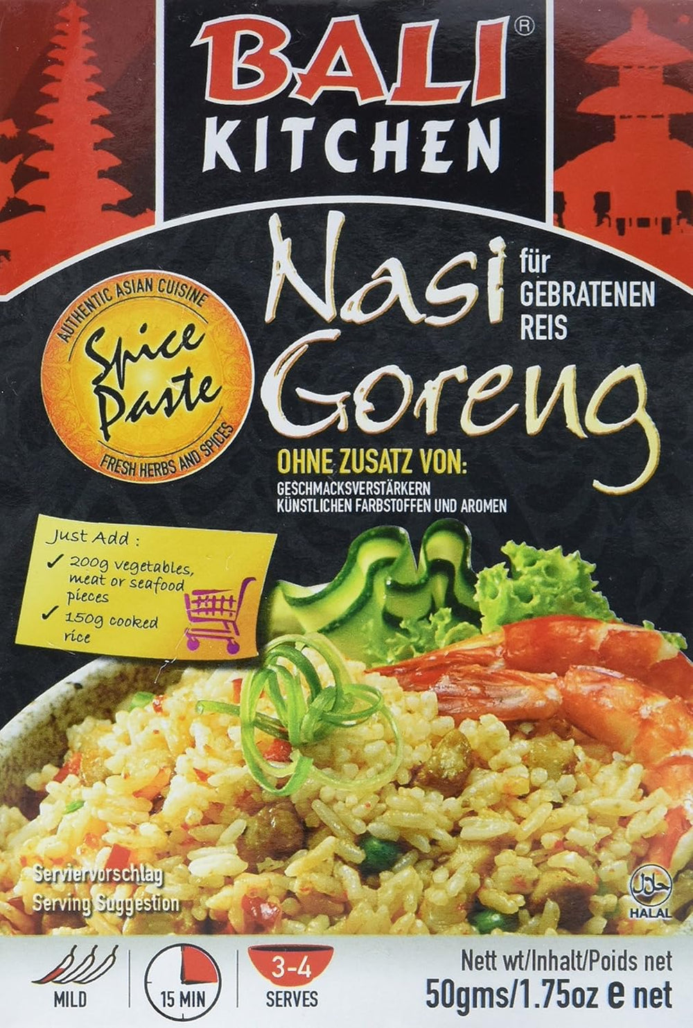 Nasi Goreng, paquet de 15 (paquet de 15 x 50 g)