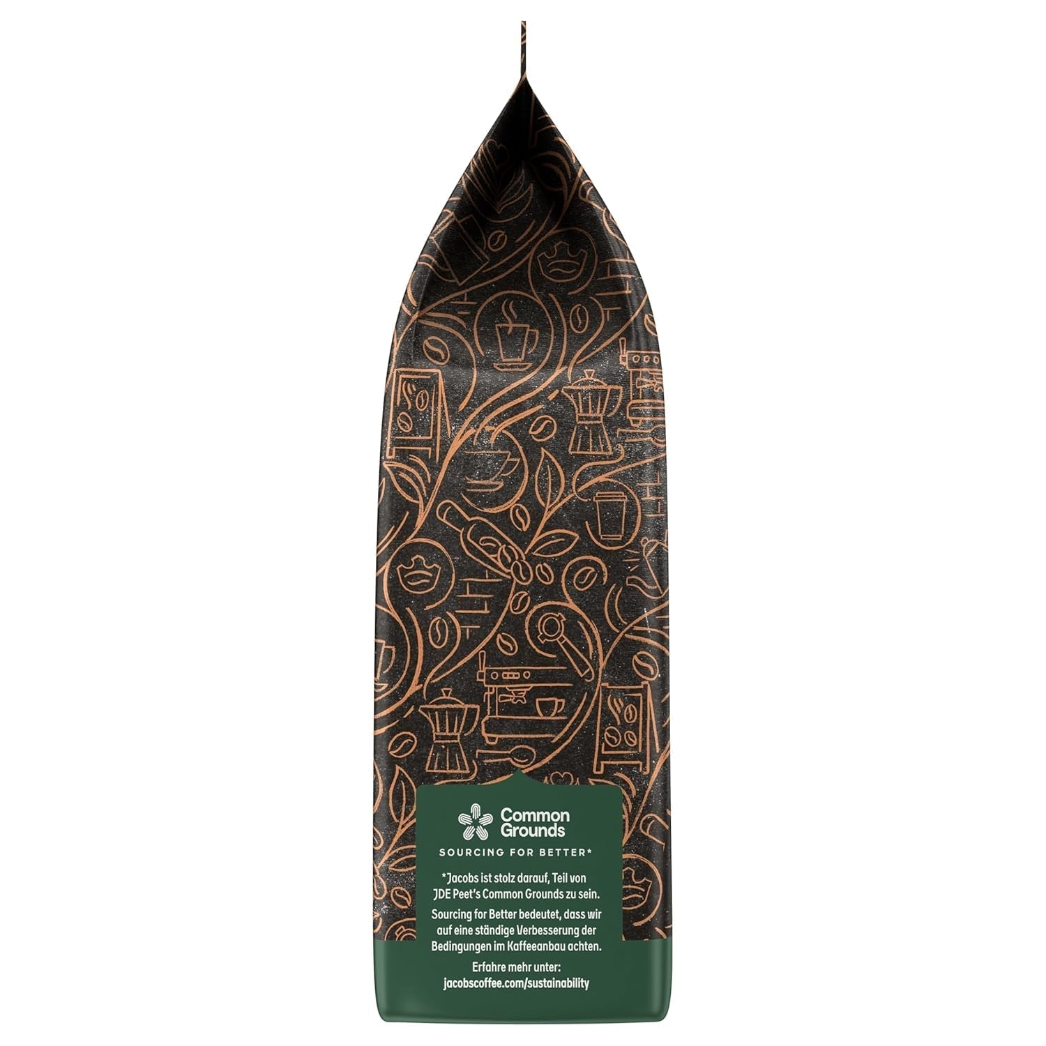Jacobs Barista Crema Intense Coffee Beans 1kg - Intense, ciocolată neagră și nuci pecan, boabe Arabica și Robusta Cafea Naty Shop