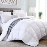 Kingsley Trend Couette alternative en duvet blanc pour toutes les saisons, toutes saisons, couette king size (2,6 m x 2,3 m), couettes et couettes douces et lavables en machine Naty Shop King White