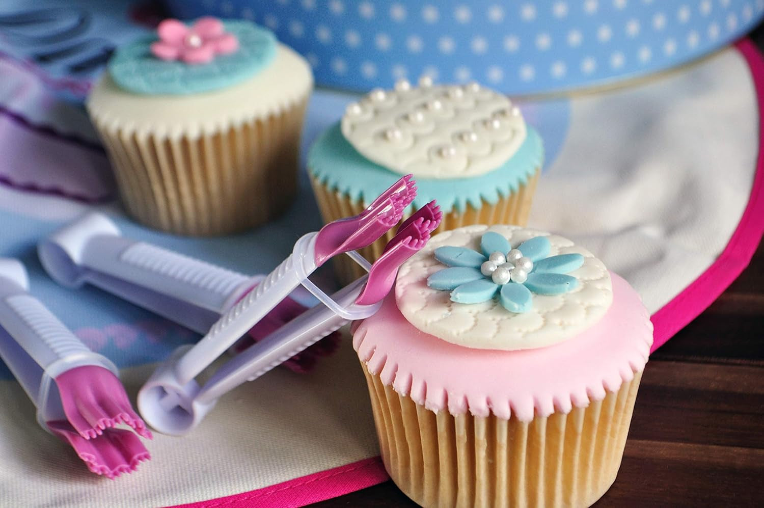 Tala Performance Muffin-Blech, 6 Löcher, Jumbo-Größe, Karbonstahl Von Professioneller Stärke, Mit Antihaftender Eclipse-Beschichtung, Schwarz Matrite si tavi pentru copt Naty Shop