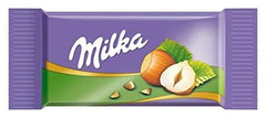 Milka Naps Mix – Mini carrés de chocolat en 4 assortiments : Lait des Alpes, Fraises, Noisettes, Crème de Cacao – 1 x 1kg