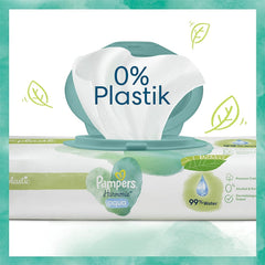 Ensemble de couches Harmonie Aqua Baby taille 1 (2-5 kg, 180 pièces), taille 2 (4-8 kg, 240 pièces), boîte demi-lune et lingettes Aqua Baby, 720 lingettes (15 x 48), kit de démarrage bébé