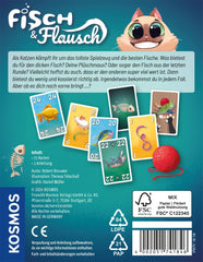 Kosmos 741846 Jeu de cartes Fish & Fluff, un jeu d'enchères amusant pour toute la famille, jeu de société pour 2 à 6 joueurs âgés de 8 ans et plus, jeu de société