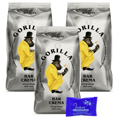 Gorilla Espresso Bar Crème 3x 1000g Produits de pâtisserie Joerges + Jassas | Café Gorille | Gorille Espresso