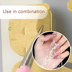 24pcs colle carrée blanche sur les ongles courts motif floral dégradé rose presse sur les ongles ongles artificiels faux ongles art ongles carrés français ongles artificiels pour les femmes