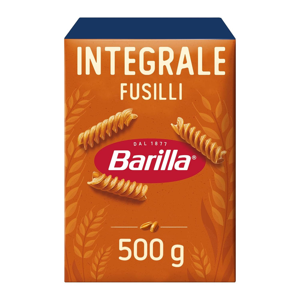 Barilla Pasta Integrale Fusilli – Pâtes de semoule aux fibres naturelles, 500 g