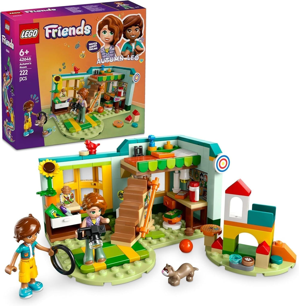 LEGO Friends Ensemble de jeu et de construction La chambre d'automne pour un jeu de rôle créatif, pour filles de 6 ans et plus avec 2 figurines et une figurine de furet, jouet éducatif 42646 Ensembles de construction Besuche den LEGO-Store Default Title