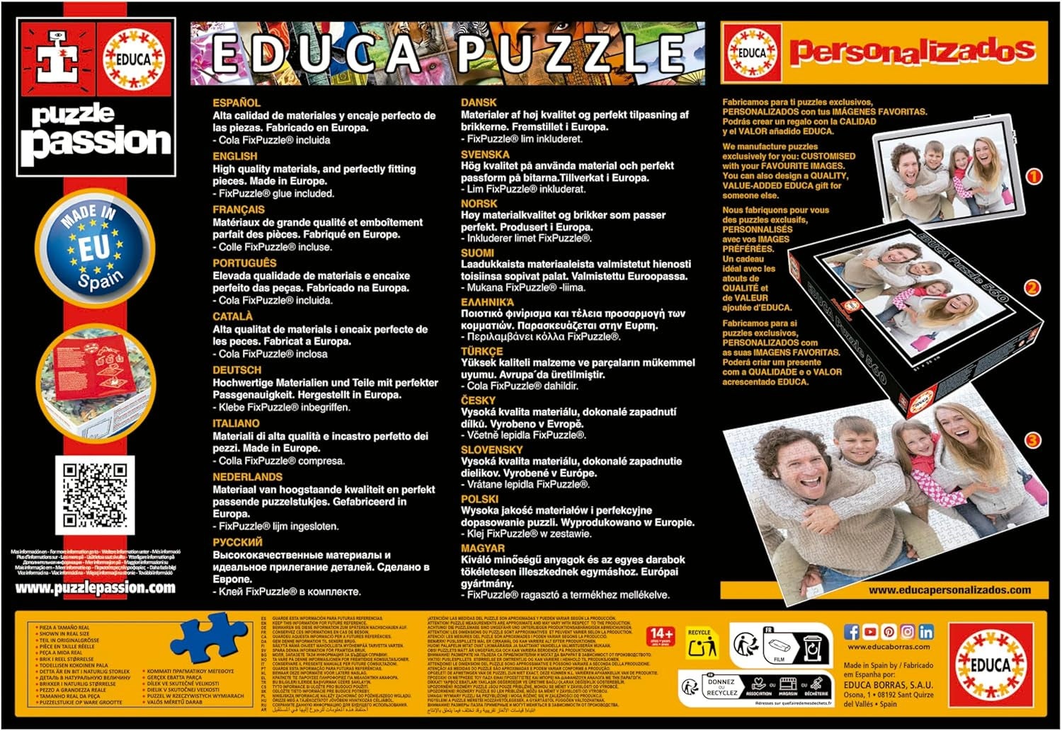 Educa - Puzzle de 1500 piese pentru adulti | Gradina Japoneza. Dimensiuni: 85 X 60 cm. Include lipiciul de puzzle Fixpuzzle. Pentru 14 ani (19937) Puzzle Naty Shop