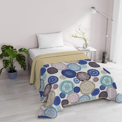 Literie italienne fantaisie microfibre été 1,5 lits Murrine couettes et couettes Naty Shop Murrine 1 Posto E Mezzo