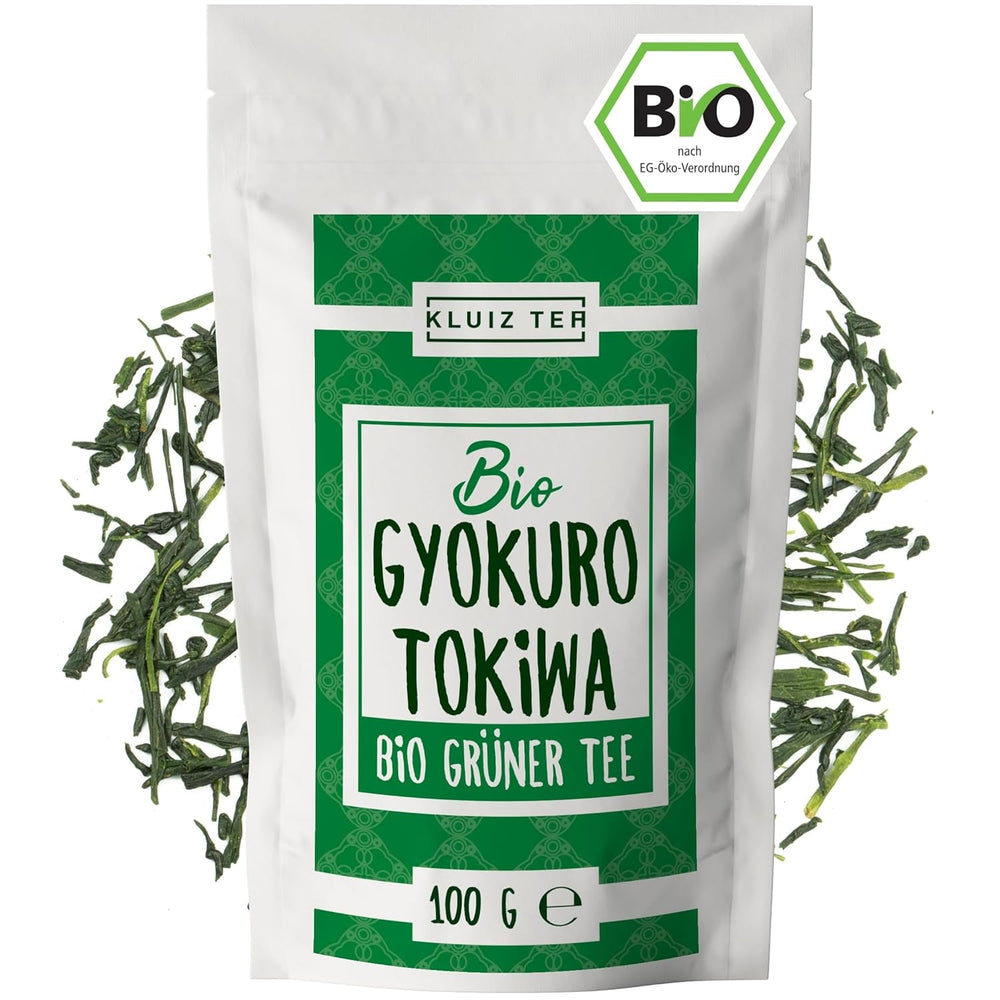 KLUIZ Gyokuro Tokiwa bio - Première récolte cueillie à la main - Thé vert japonais I 100 grammes I Thé vert bio