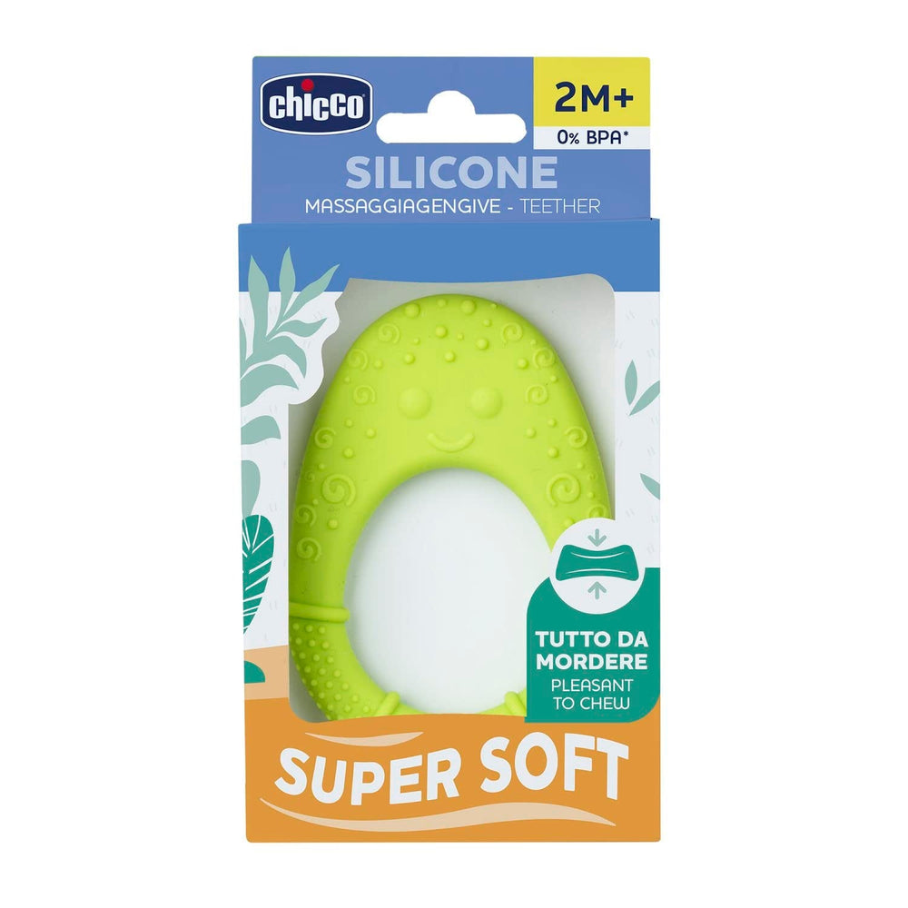 CHICCO - Anneau de dentition souple 2 mois + Vert