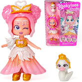 Serie Princess, Swan Fantasy – Sammelpuppe aus der Princess-Serie. Enthält Puppe, Set aus Kleidung und Schuhen mit Prinzessinnen-Thema, Zubehör und Haustier. 1 Puppe, 3 Verschiedene