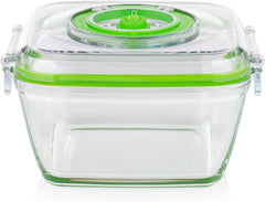 Ensemble de récipients de conservation des aliments en verre Princess avec machine sous vide portable – Comprend une pompe à vide électrique, un câble de chargement USB, 2 récipients de cuisson et alimentaires, 2 couvercles sans BPA, 492985 boîtes de conservation des aliments Naty Shop