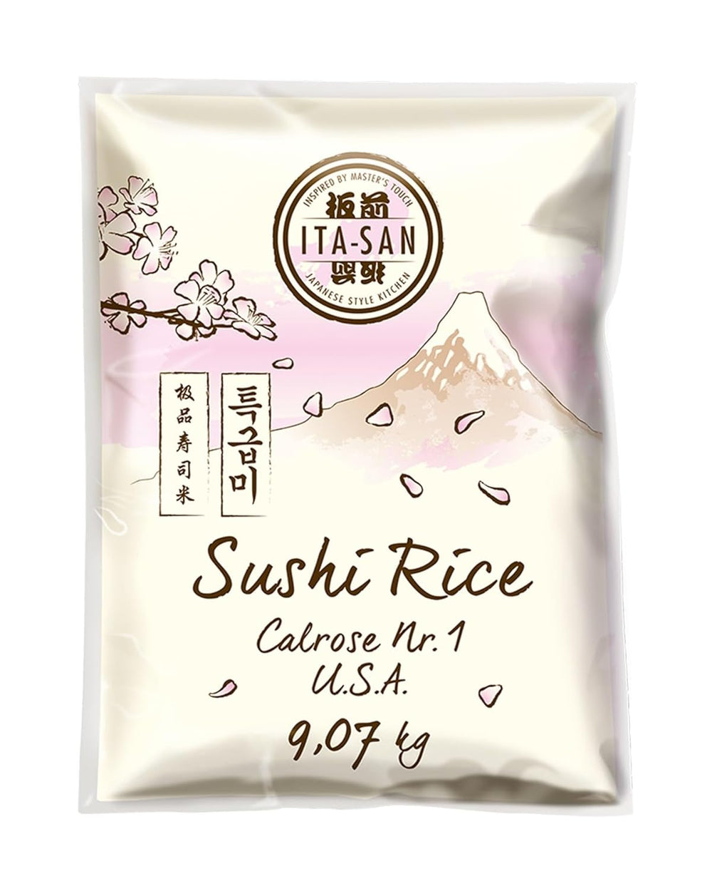 ITA-SAN Calrose / Riz pour sushi, 1 paquet (1 x 9,07 kg)