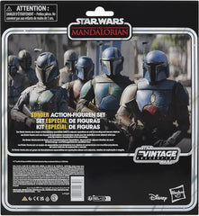 Star Wars Vintage Collection Mandalorian Shriek-Hawk, Pack de 4 Mandalorian, échelle 9,5 cm figurines Naty Shop